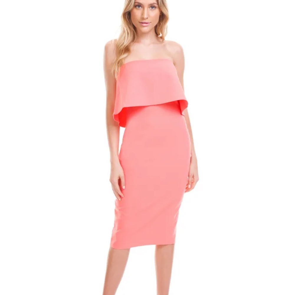 LIKELY DRIGGS DRESS Color: Coral Haze